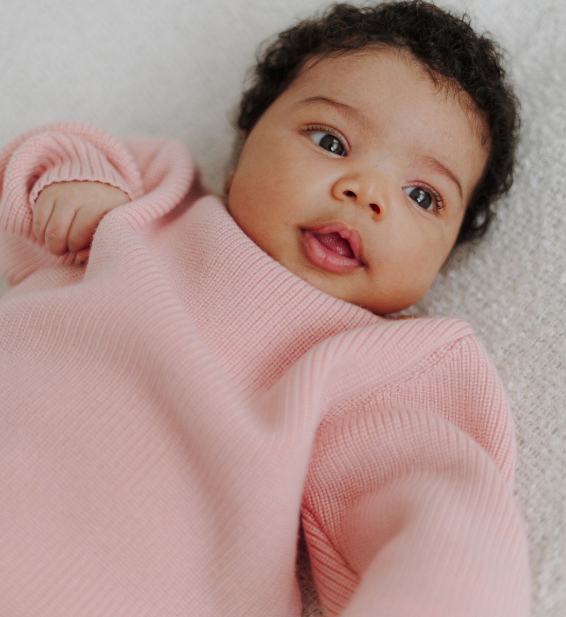 Babypullover aus Merinowolle