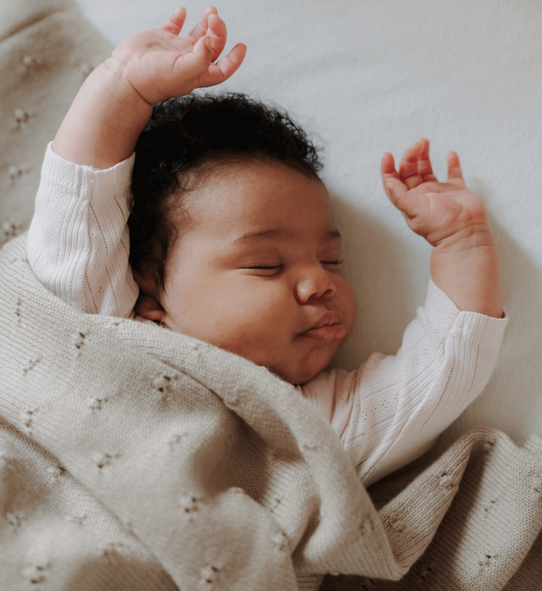 Lil' Leo Babydecke aus Merinowolle