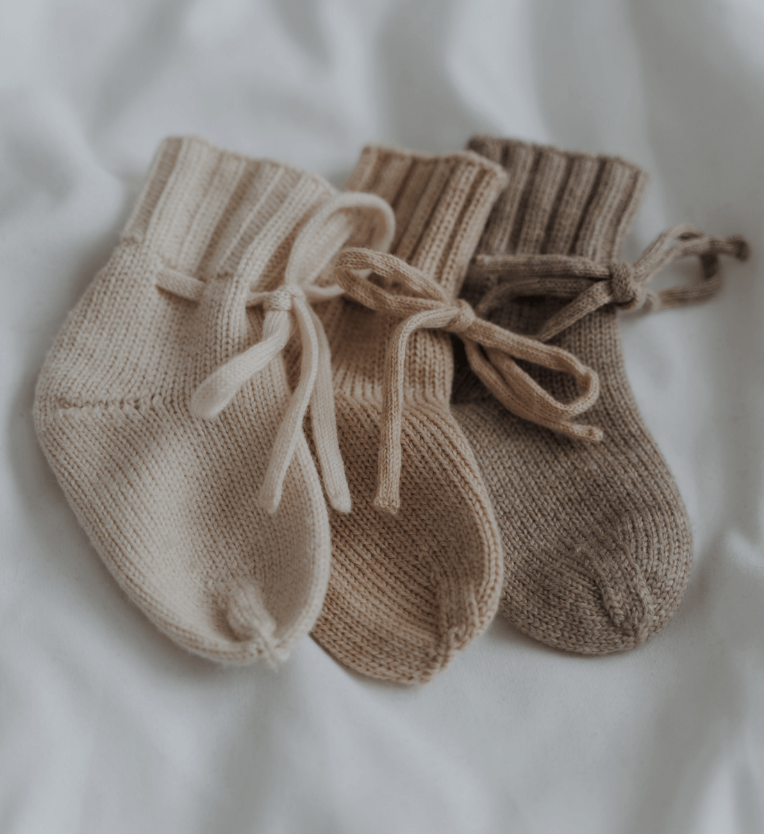 Babyschuhe Babysocken Merinowolle Lil' Leo