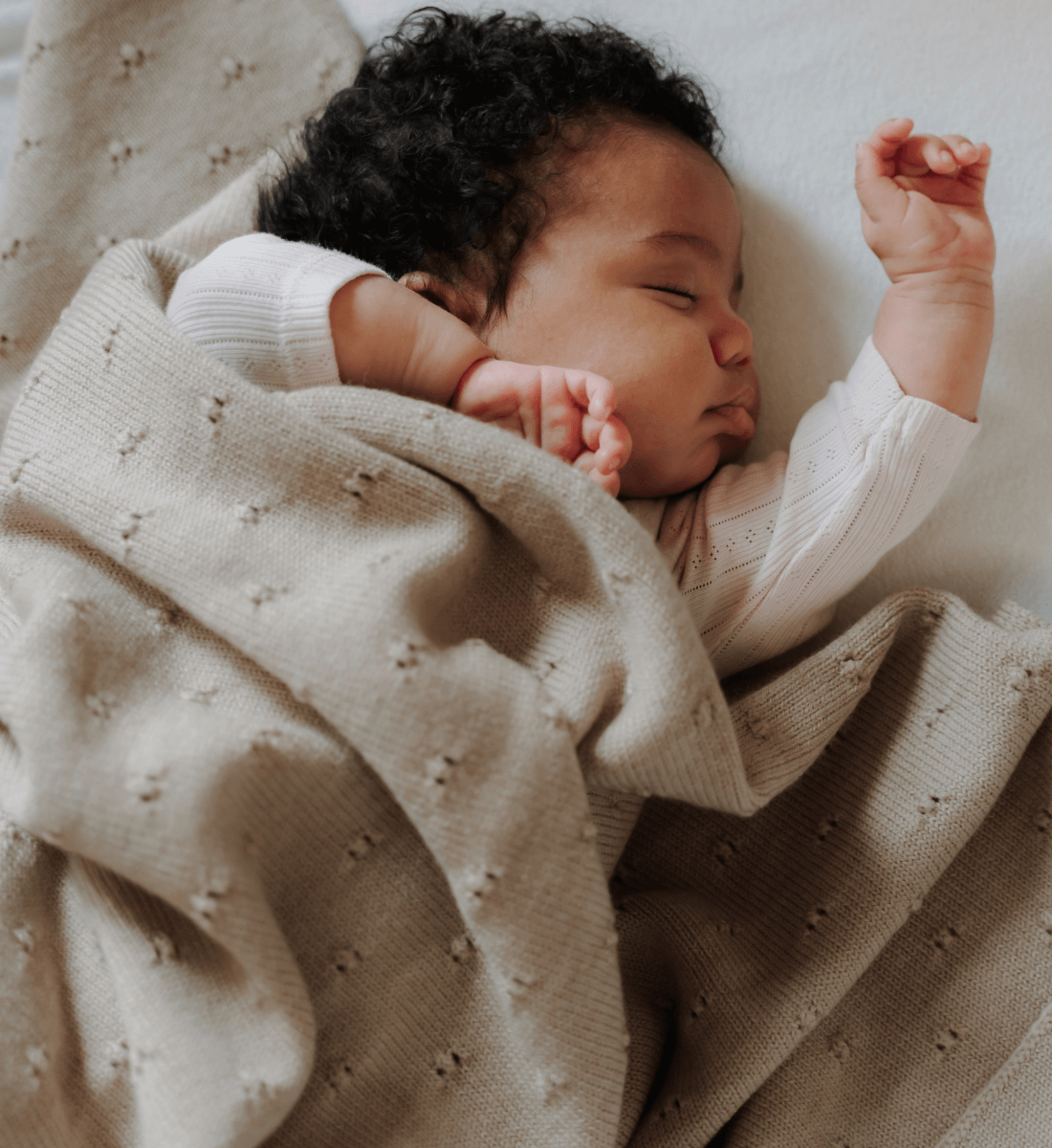 Lil' Leo Babydecke aus Merinowolle