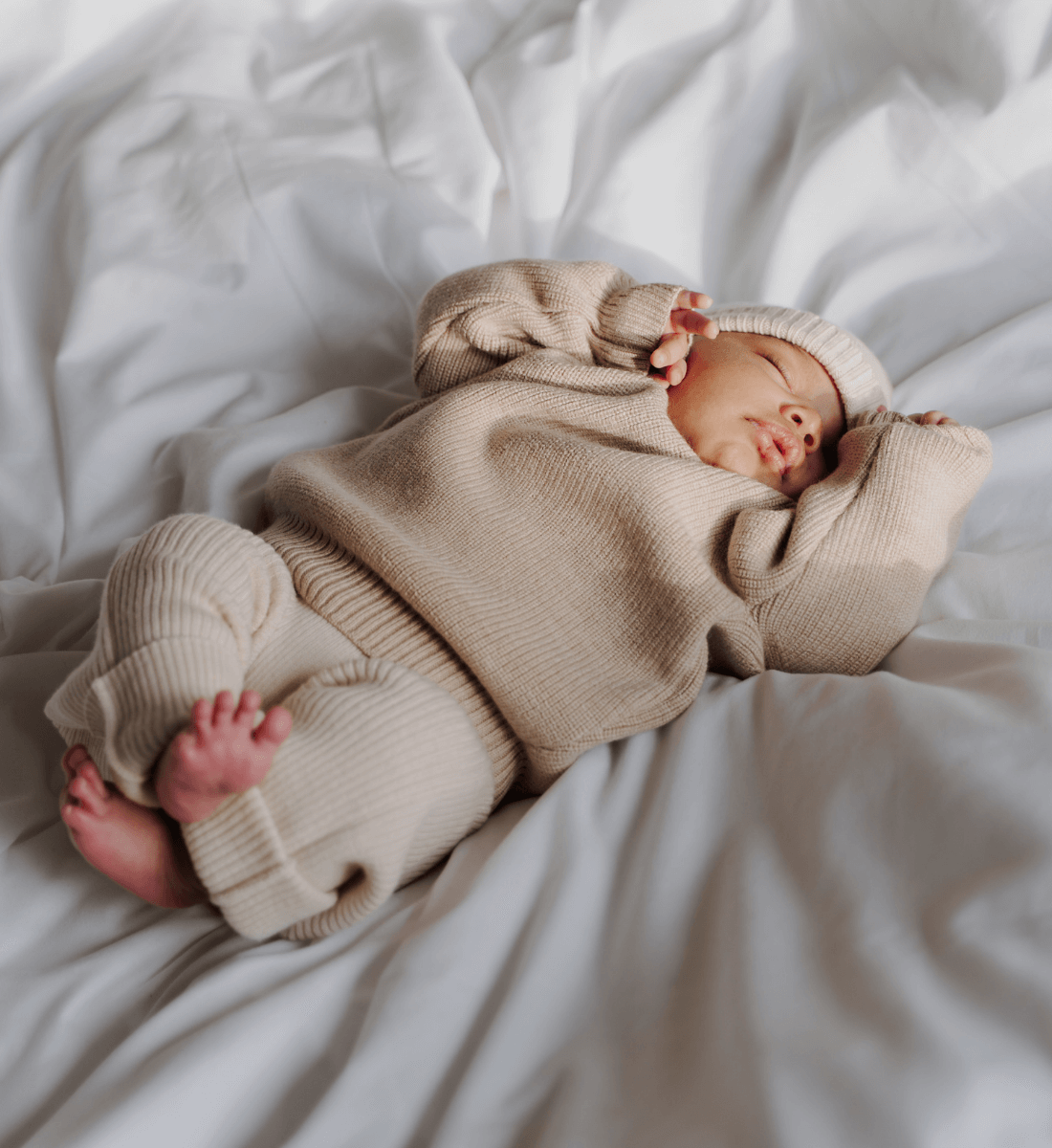 Babybekleidung Babypullover aus Merinowolle Lil' Leo