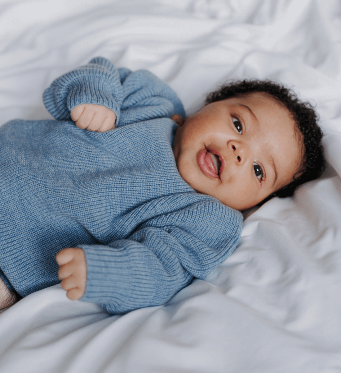 Pullover Baby aus Merinowolle Babybekleidung Merinowolle Lil' Leo