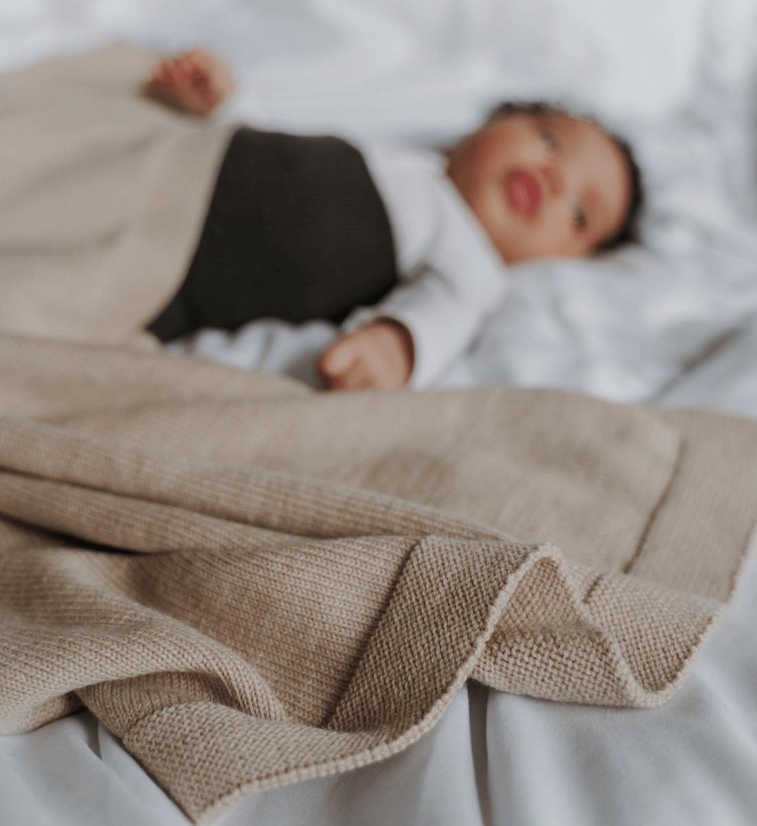 Lil' Leo Babydecke aus Merinowolle