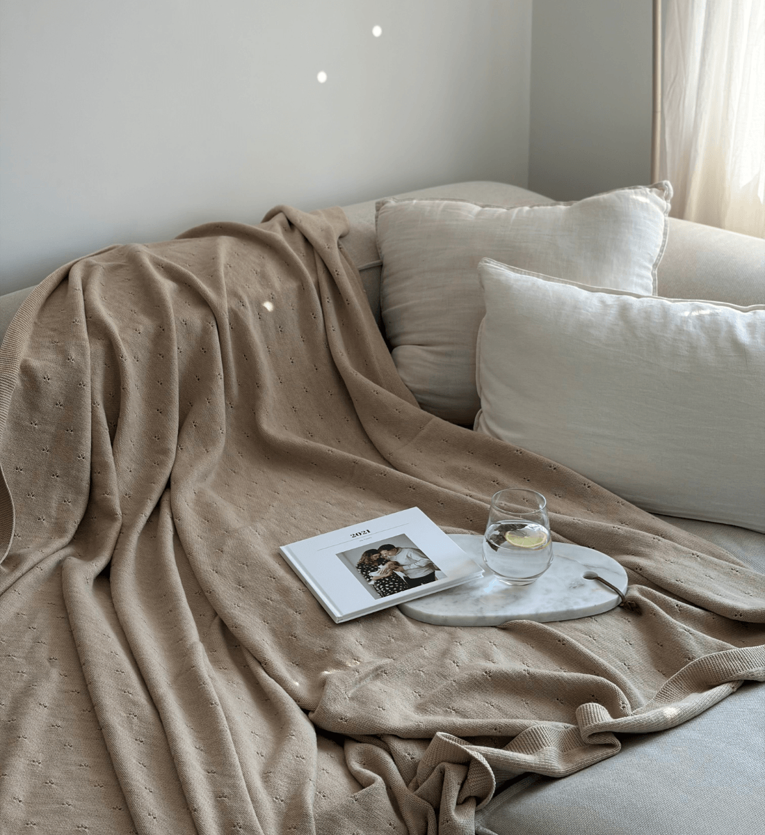 Sofadecke Couchdecke Familiendecke Merinowolle Lil Leo