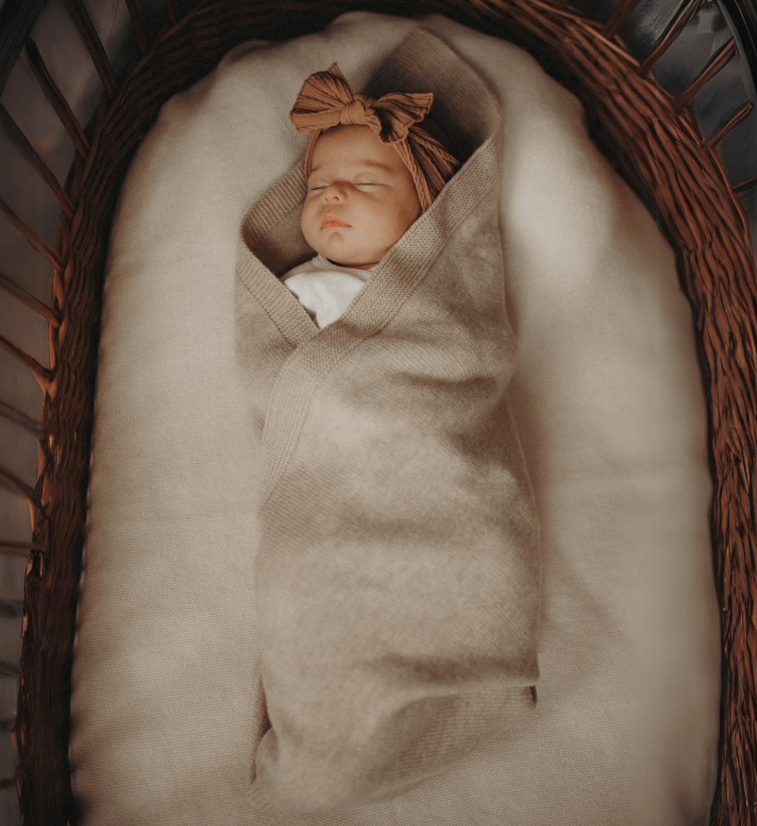 Lil' Leo Babydecke aus Merinowolle