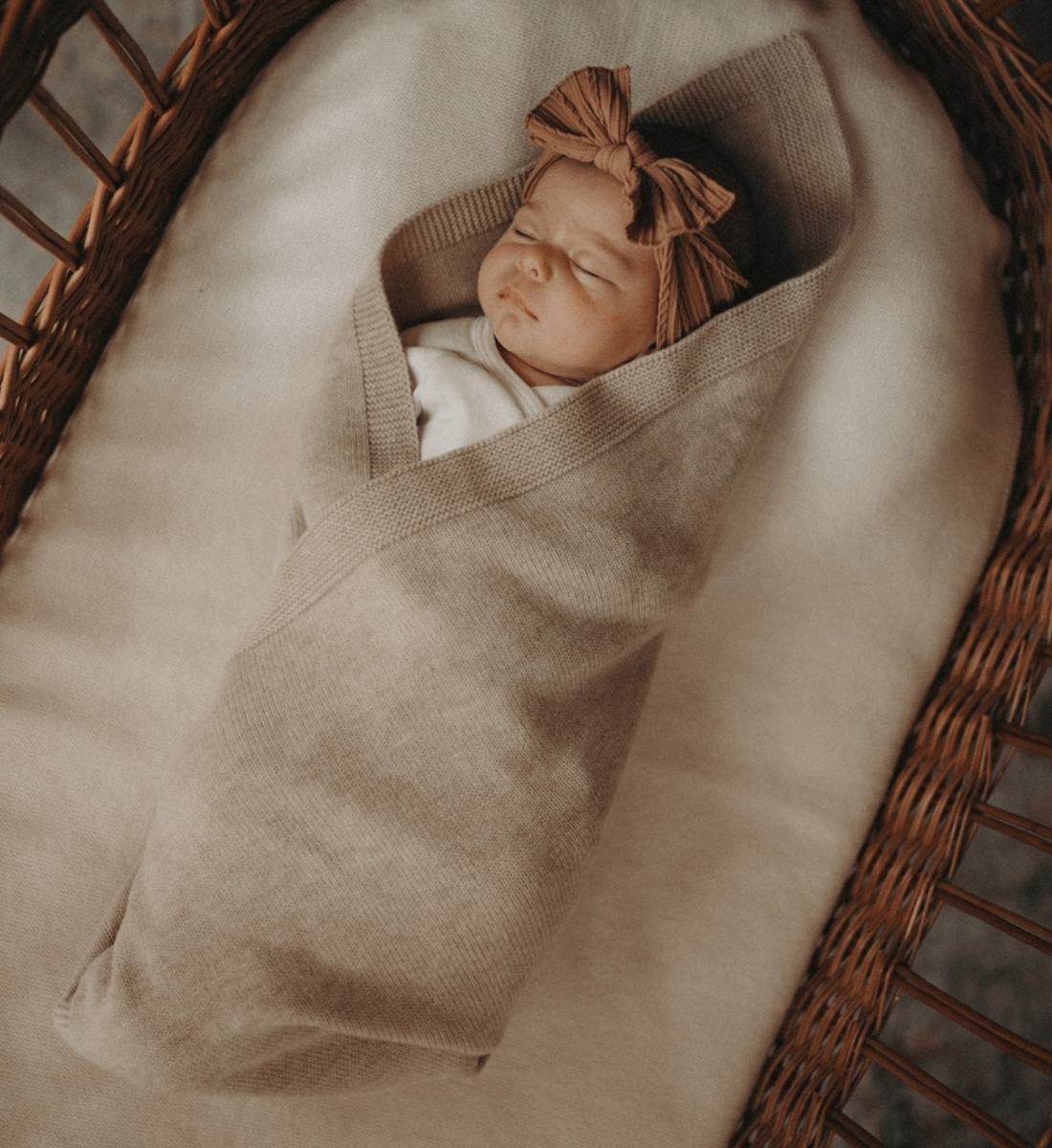 Lil' Leo Babydecke aus Merinowolle