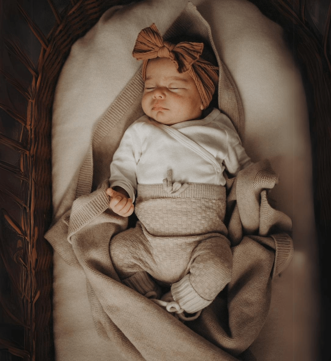 Lil' Leo Babydecke aus Merinowolle