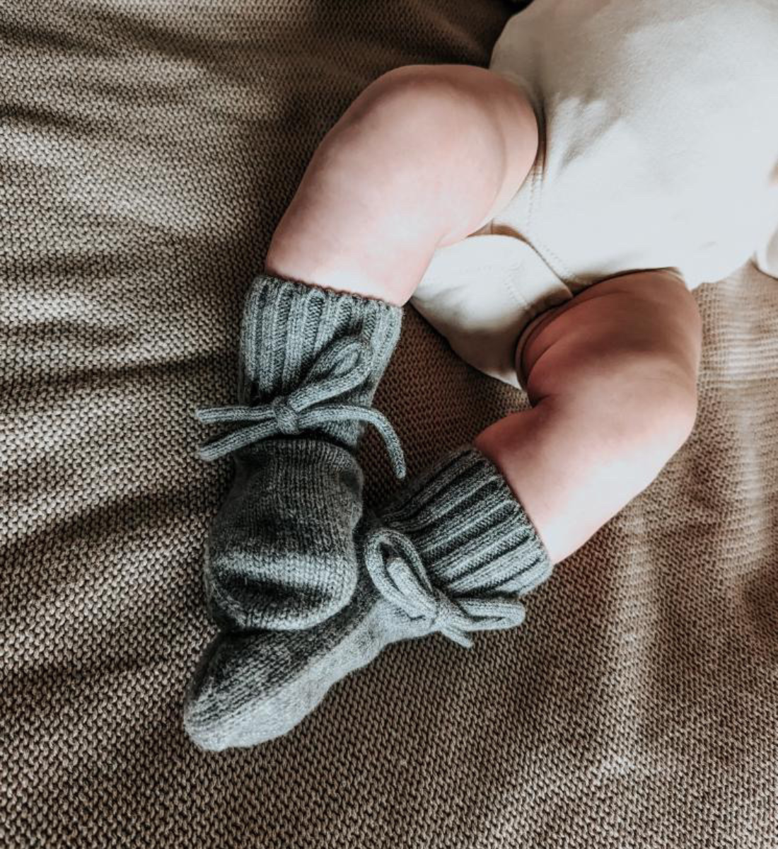 Babyschuhe Merinowolle