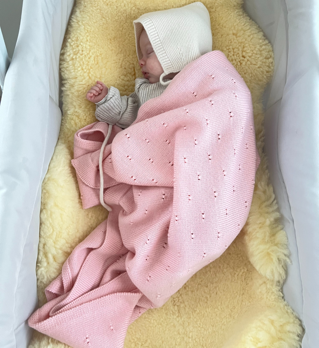 Babydecke aus Merinowolle Lil' Leo