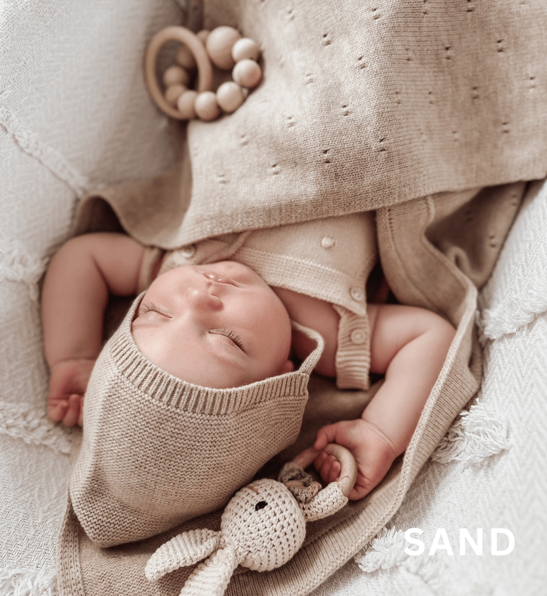 Lil' Leo Babyschuhe Babymütze Merinowolle