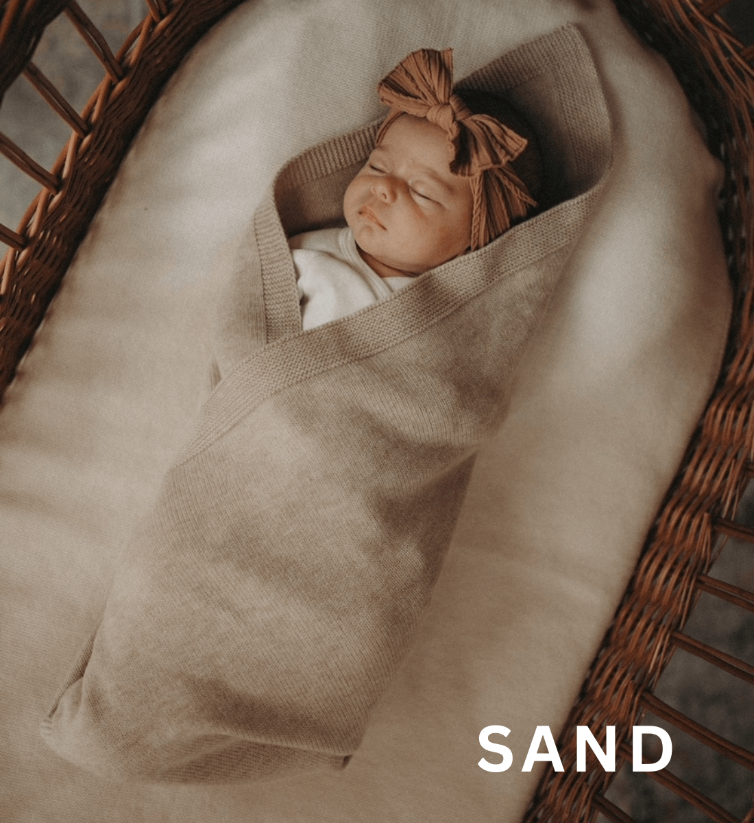 Lil' Leo Babydecke aus Merinowolle