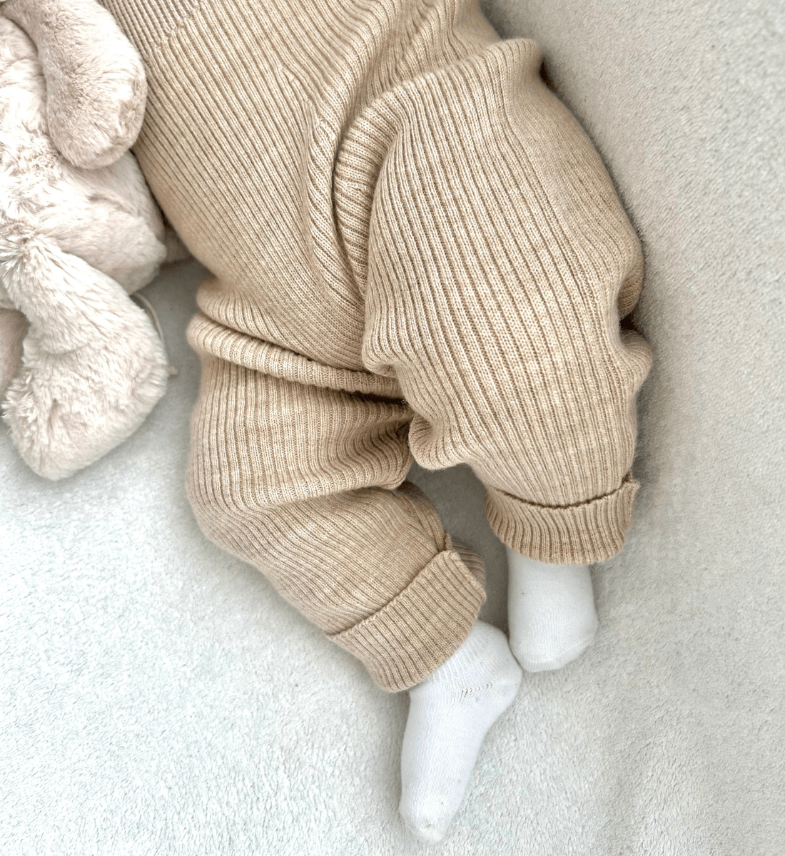 Vorbestellen KW23: Leggings in Sand aus 100% Merinowolle