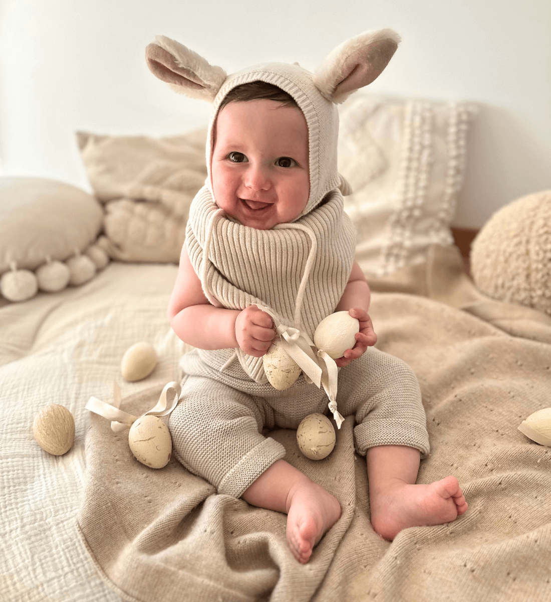 Dreieckstuch aus Merinowolle Lil' Leo