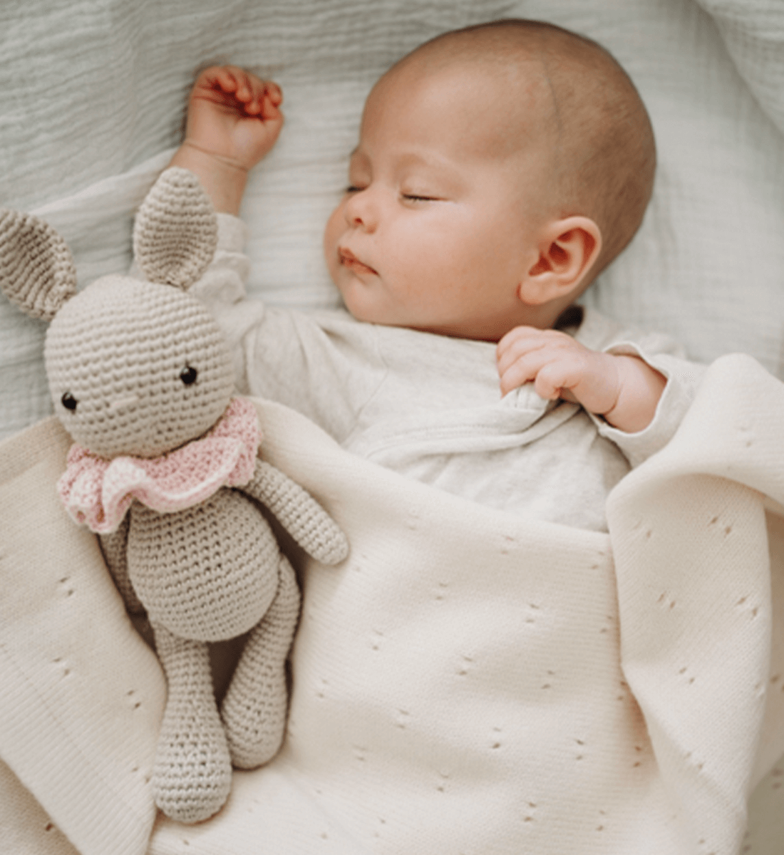 Babydecke aus 100% Merinowolle