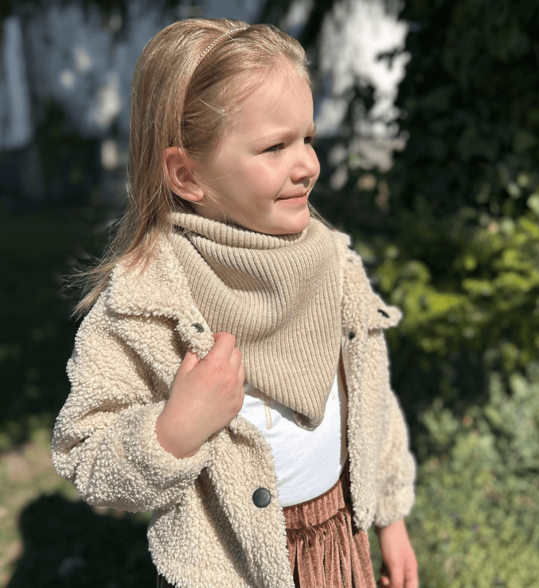 Dreieckstuch aus Merinowolle Lil' Leo