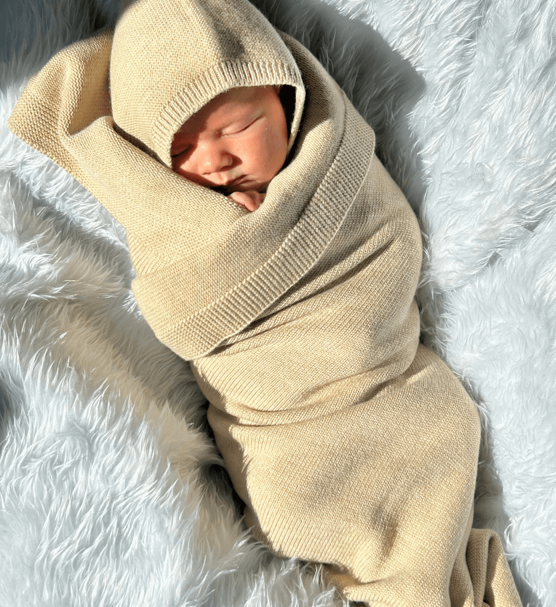 Babydecke aus Merinowolle Lil' Leo