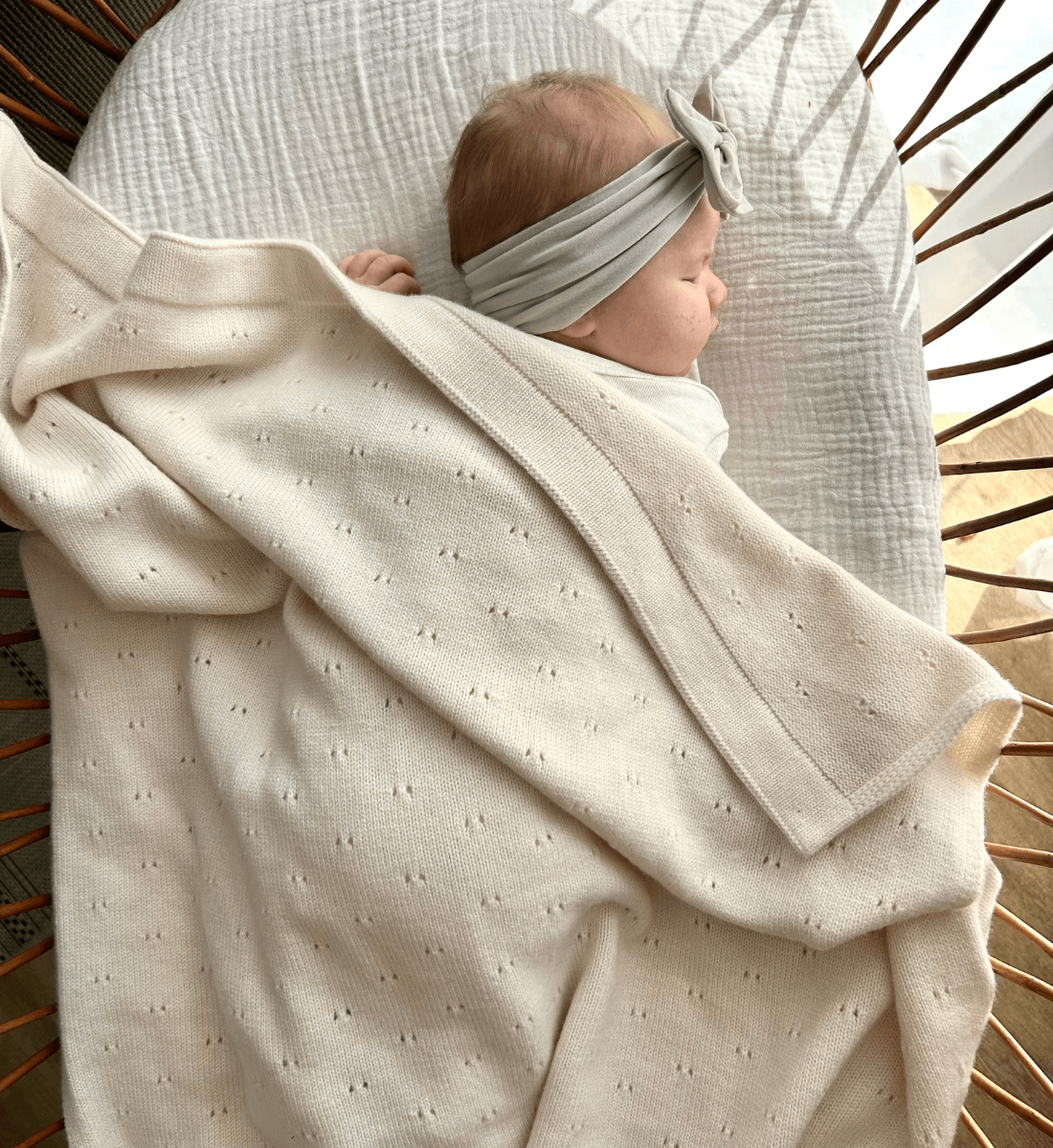 Babydecke aus Merinowolle Lil' Leo