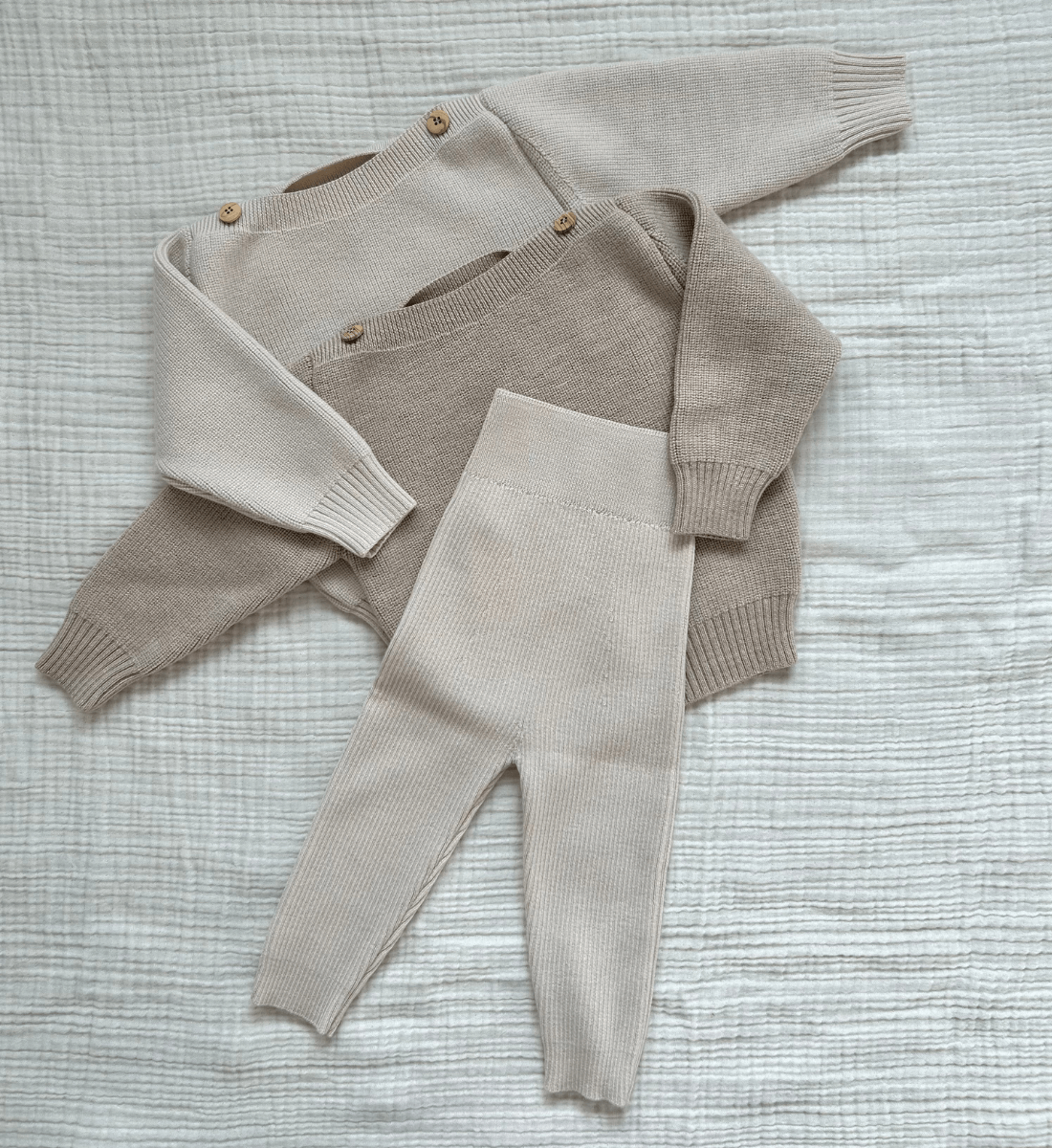 Babybekleidung Babypullover aus Merinowolle Lil' Leo