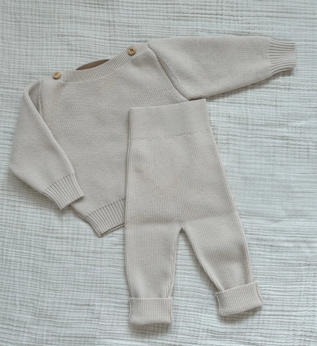 Babybekleidung Babypullover aus Merinowolle Lil' Leo