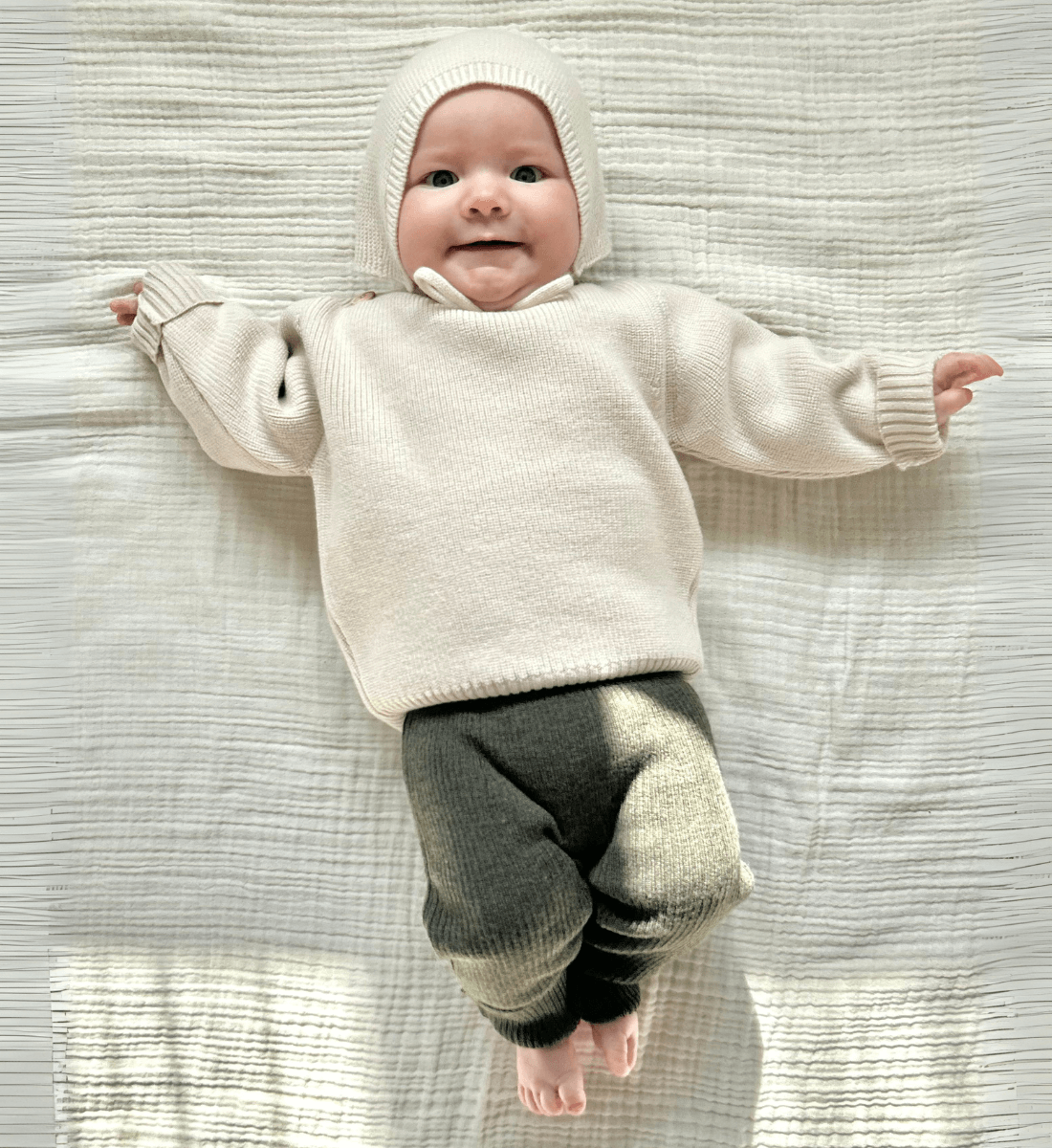 Leggings in Dunkelgrün aus 100% Merinowolle
