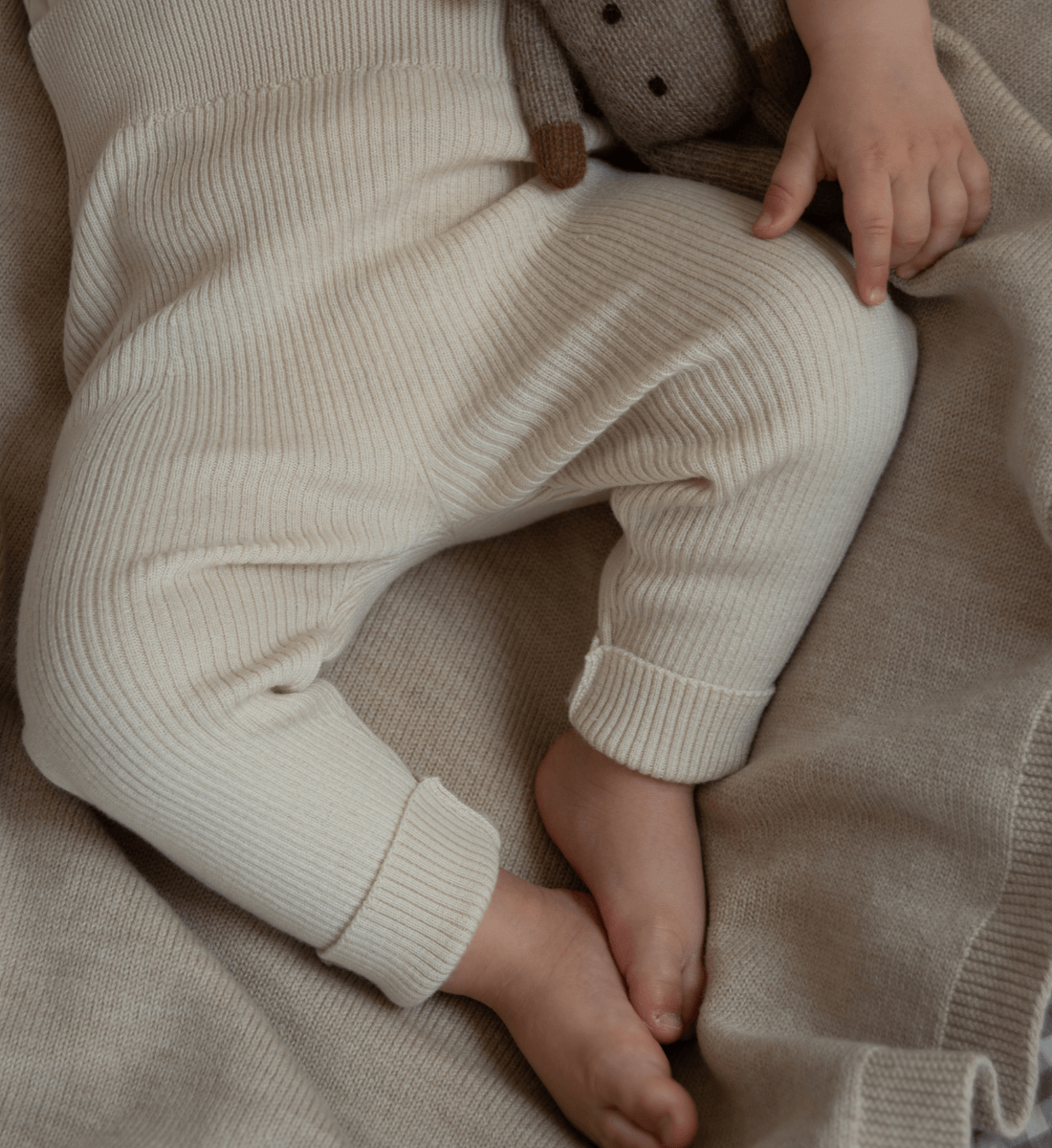 Mitwachsende Leggings / Hose aus 100% Merinowolle Lil' Leo