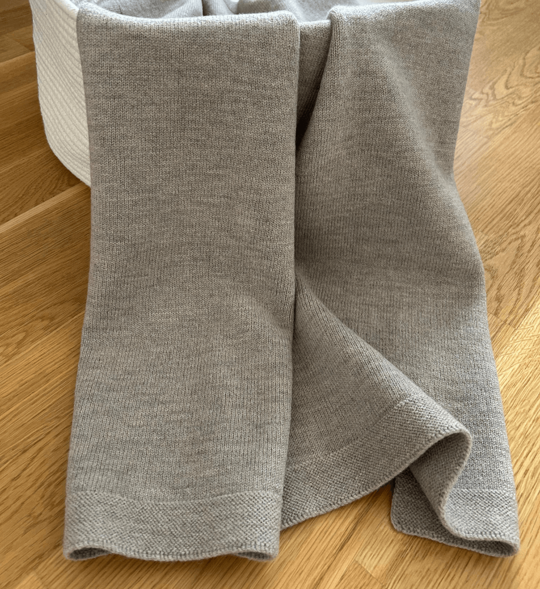 Babydecke camel Melange Merinowolle Lil' Leo