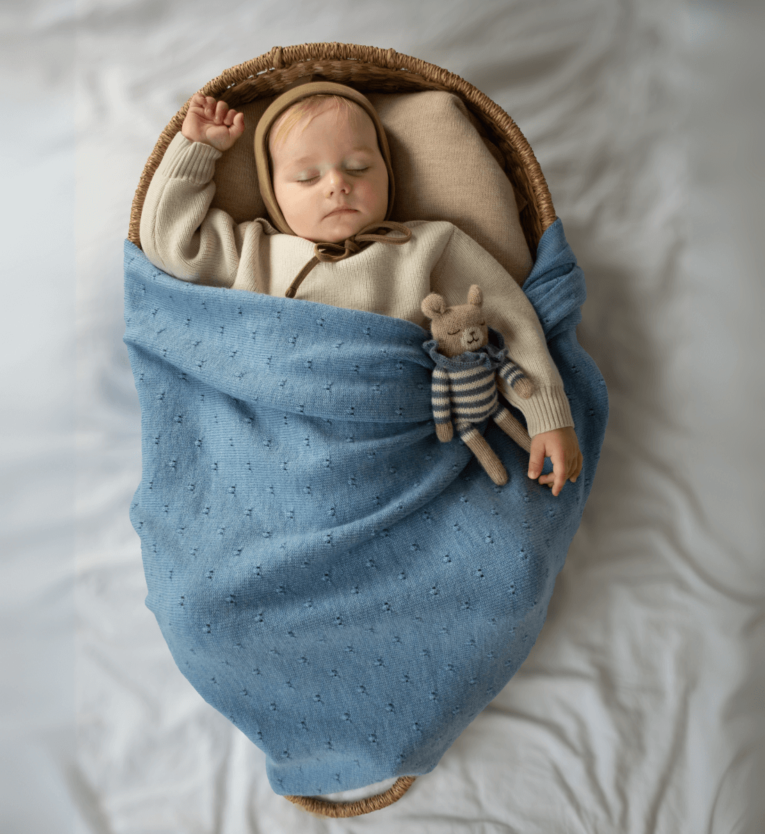 Babybekleidung und Babydecke aus Merinowolle Lil' Leo