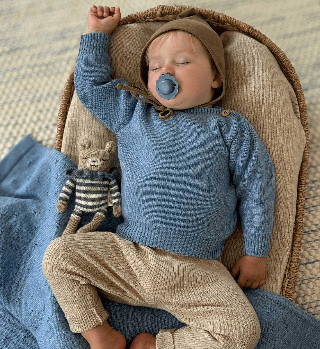 Pullover Baby aus Merinowolle Babybekleidung Merinowolle Lil' Leo