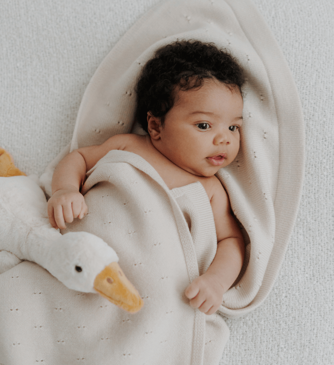 Babydecke Merinowolle Lil' Leo