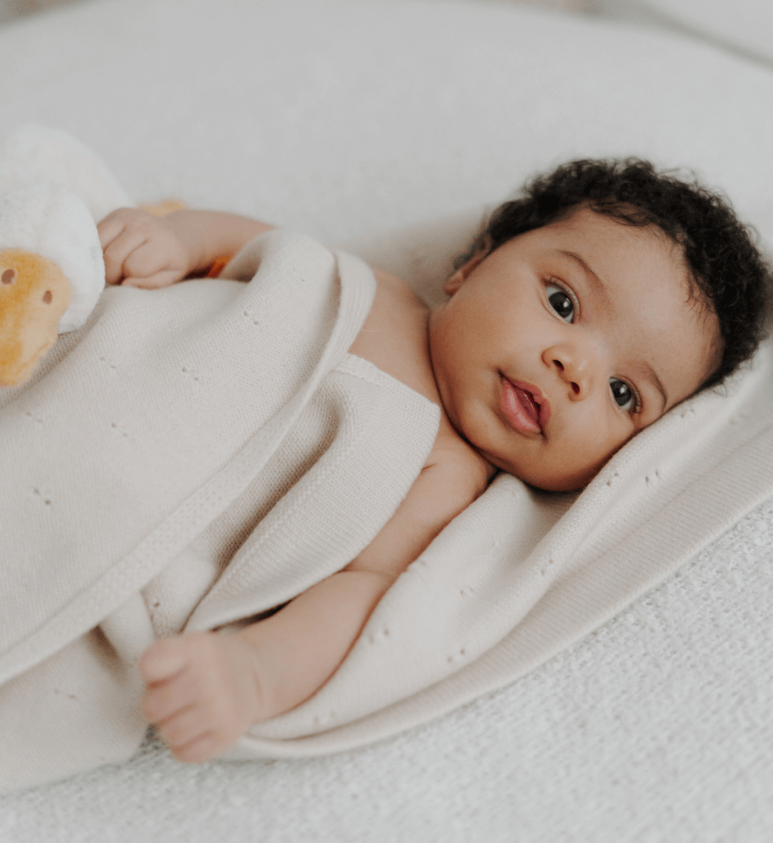 Babydecke Merinowolle Lil' Leo