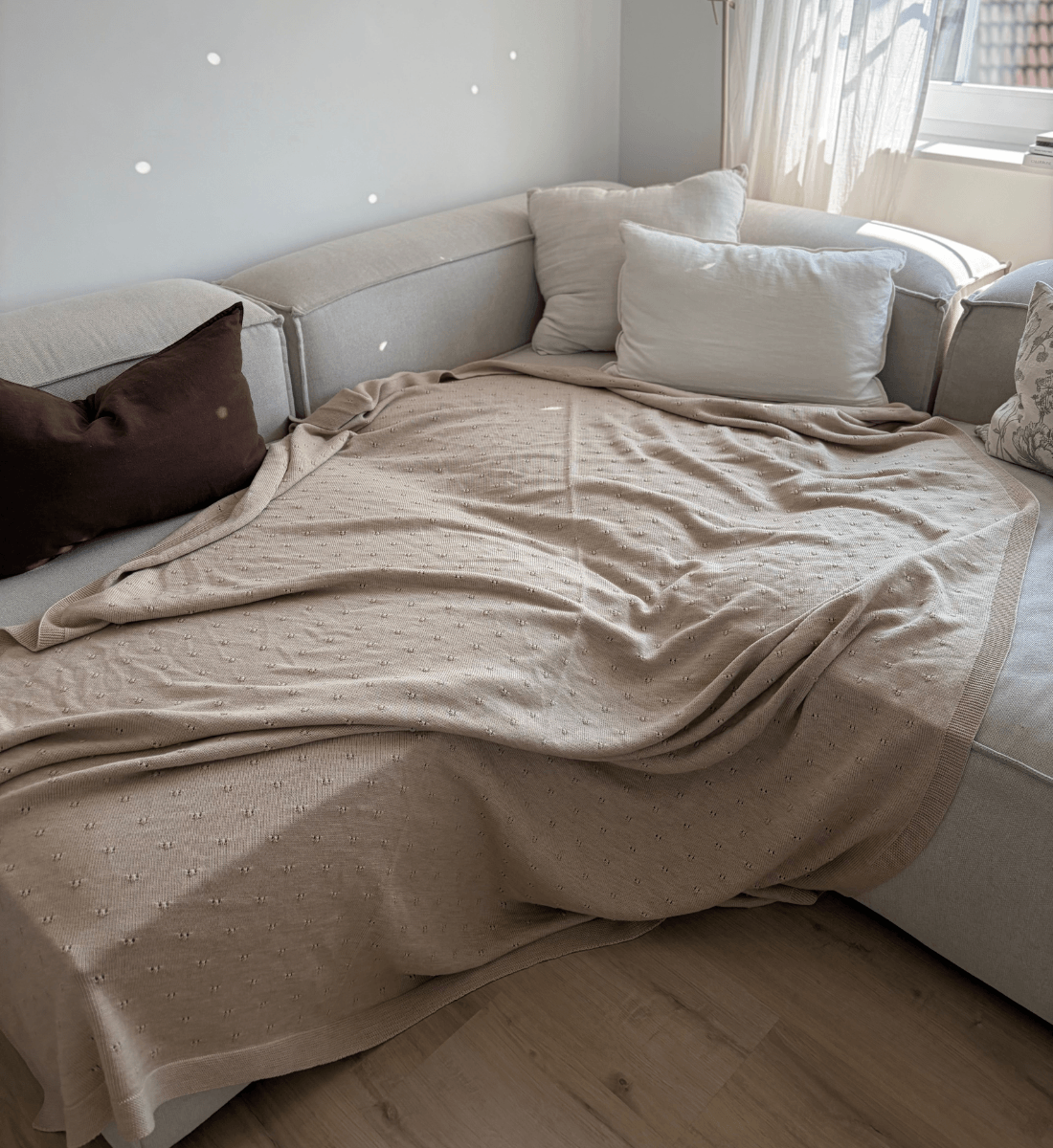 Sofadecke Couchdecke Familiendecke Merinowolle Lil Leo