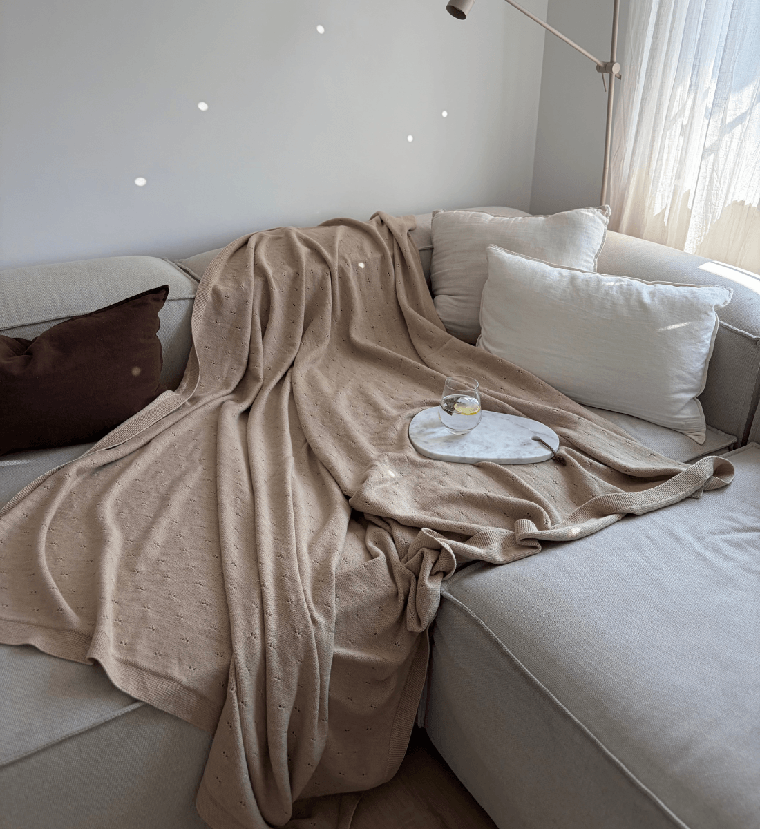Sofadecke Couchdecke Familiendecke Merinowolle Lil Leo