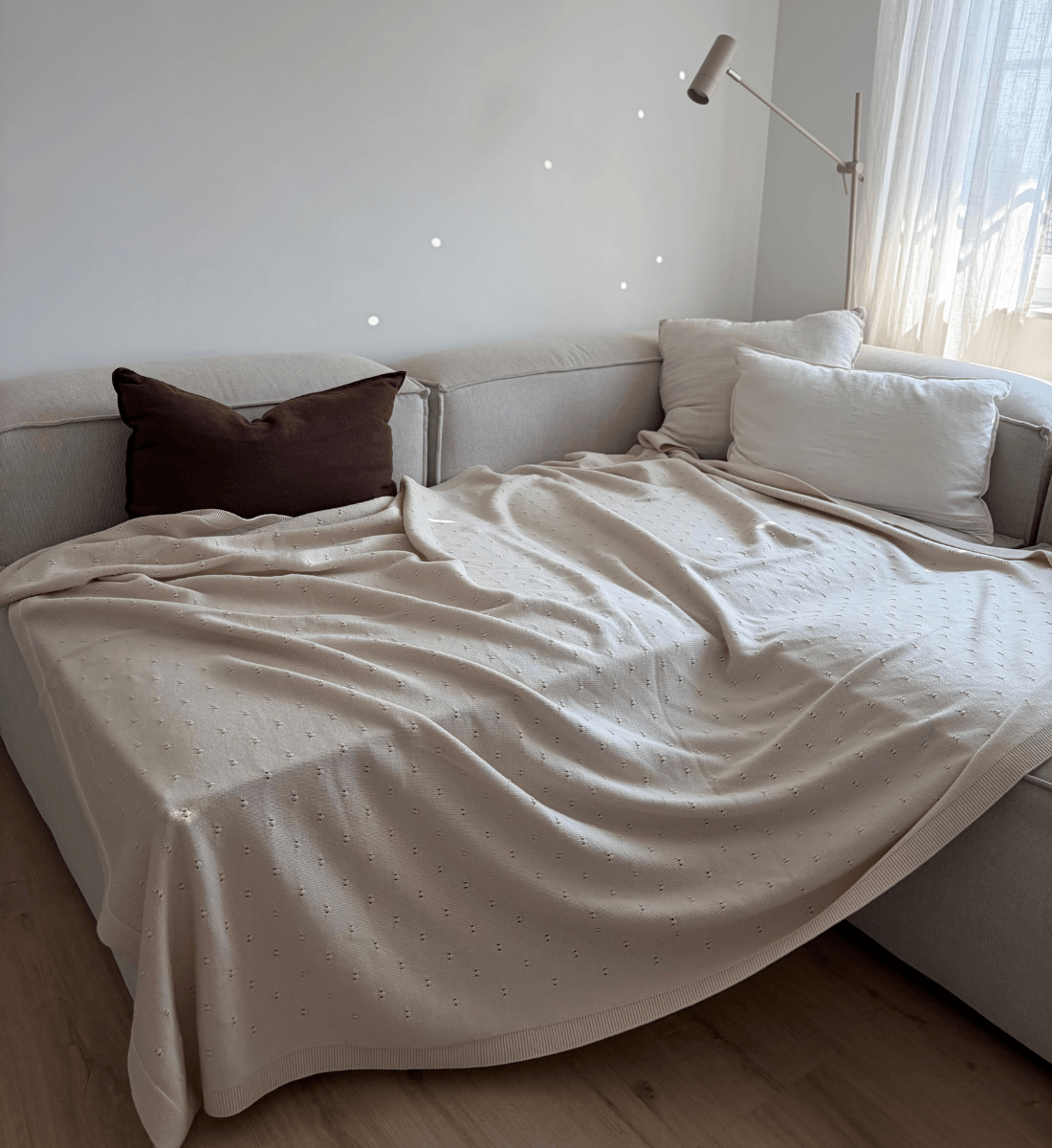Sofadecke Couchdecke Familiendecke Merinowolle Lil Leo
