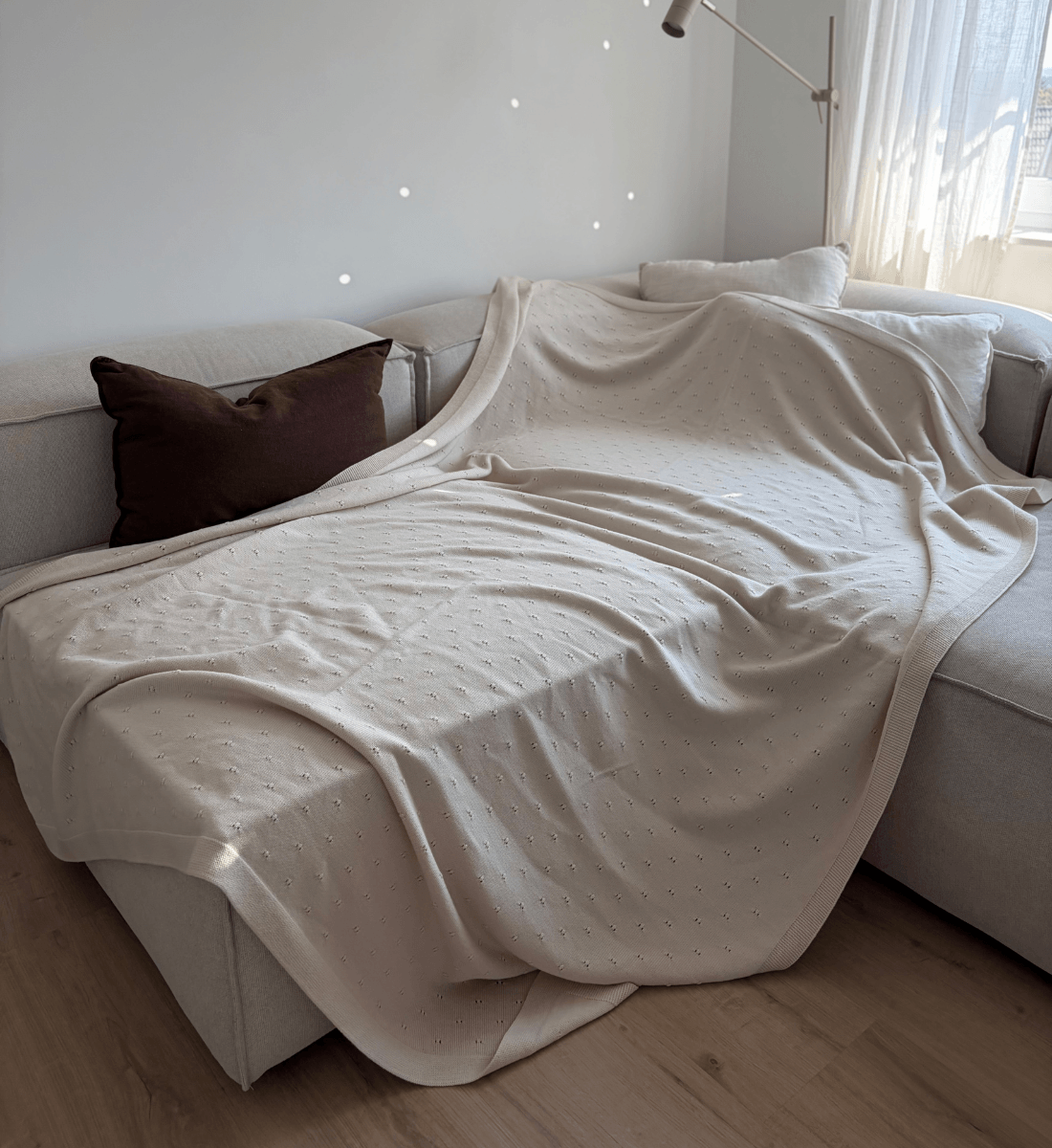 Sofadecke Couchdecke Familiendecke Merinowolle Lil Leo