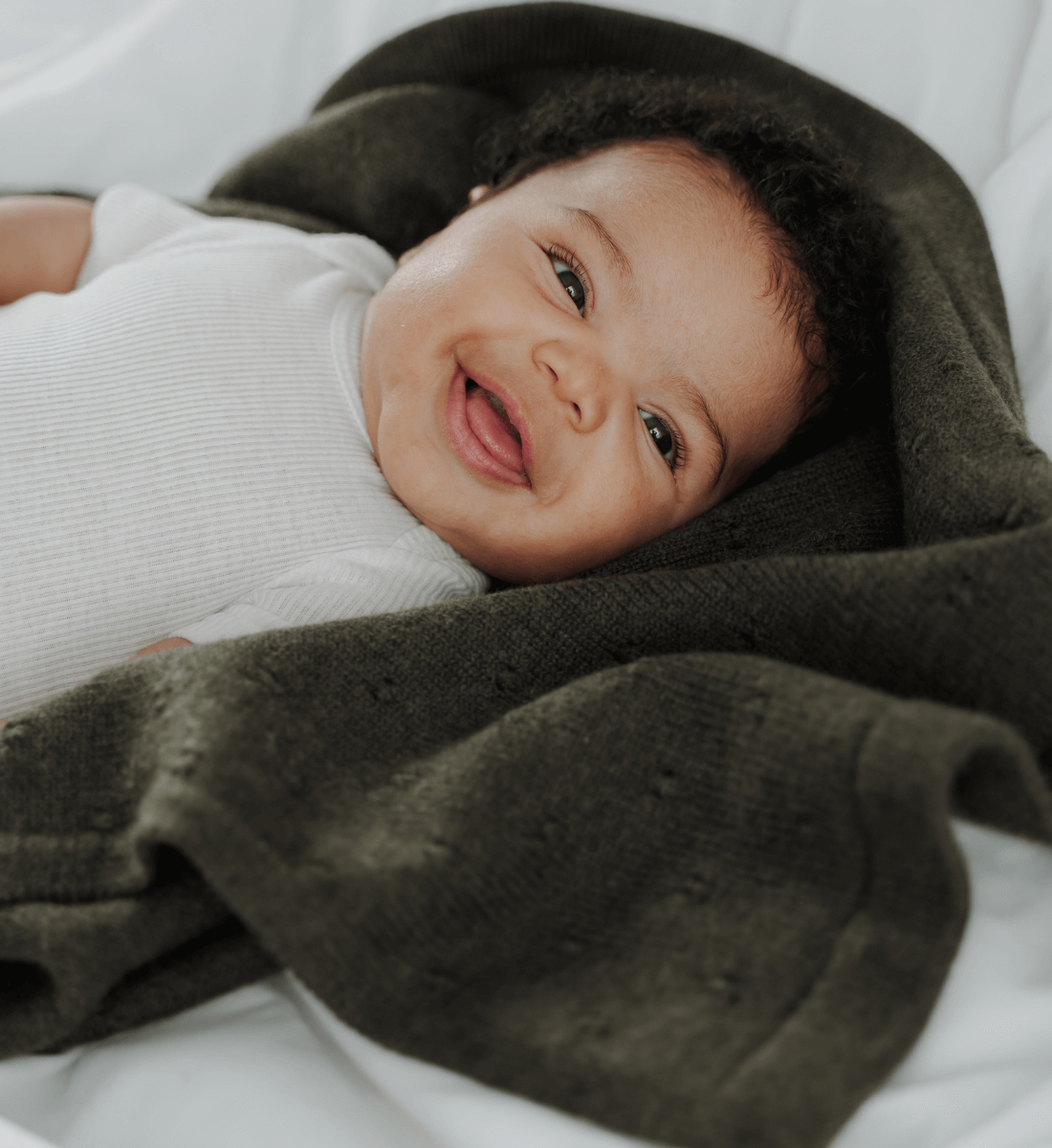 Babydecke Merinowolle Lil' Leo