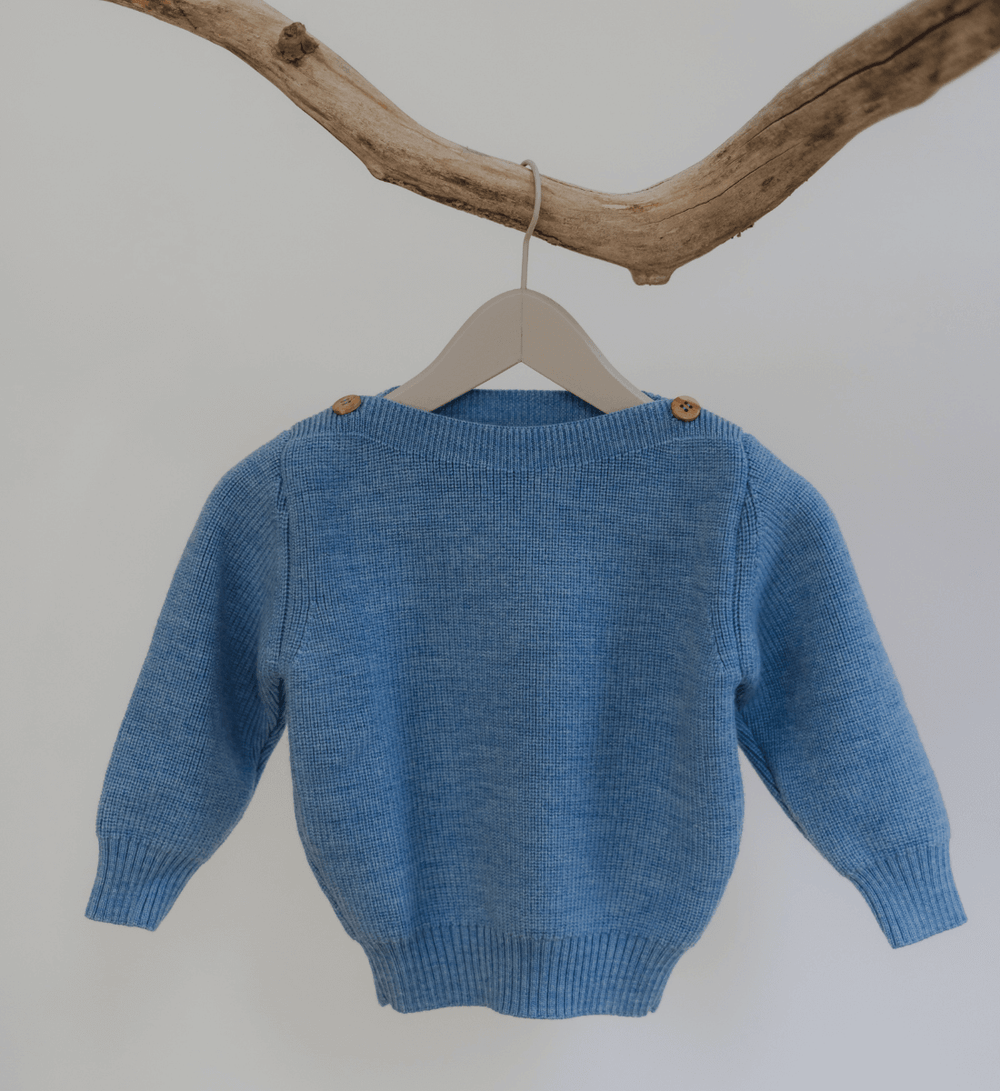 Pullover Merino hellblau "Lilleo"