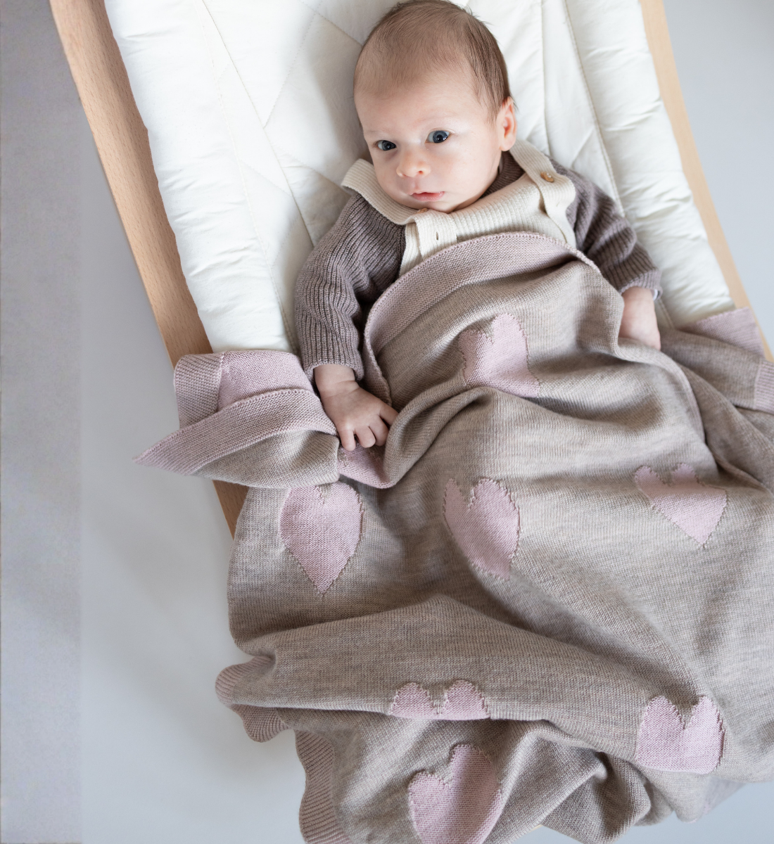 Babydecke aus Merinowolle Decke Lil' Leo