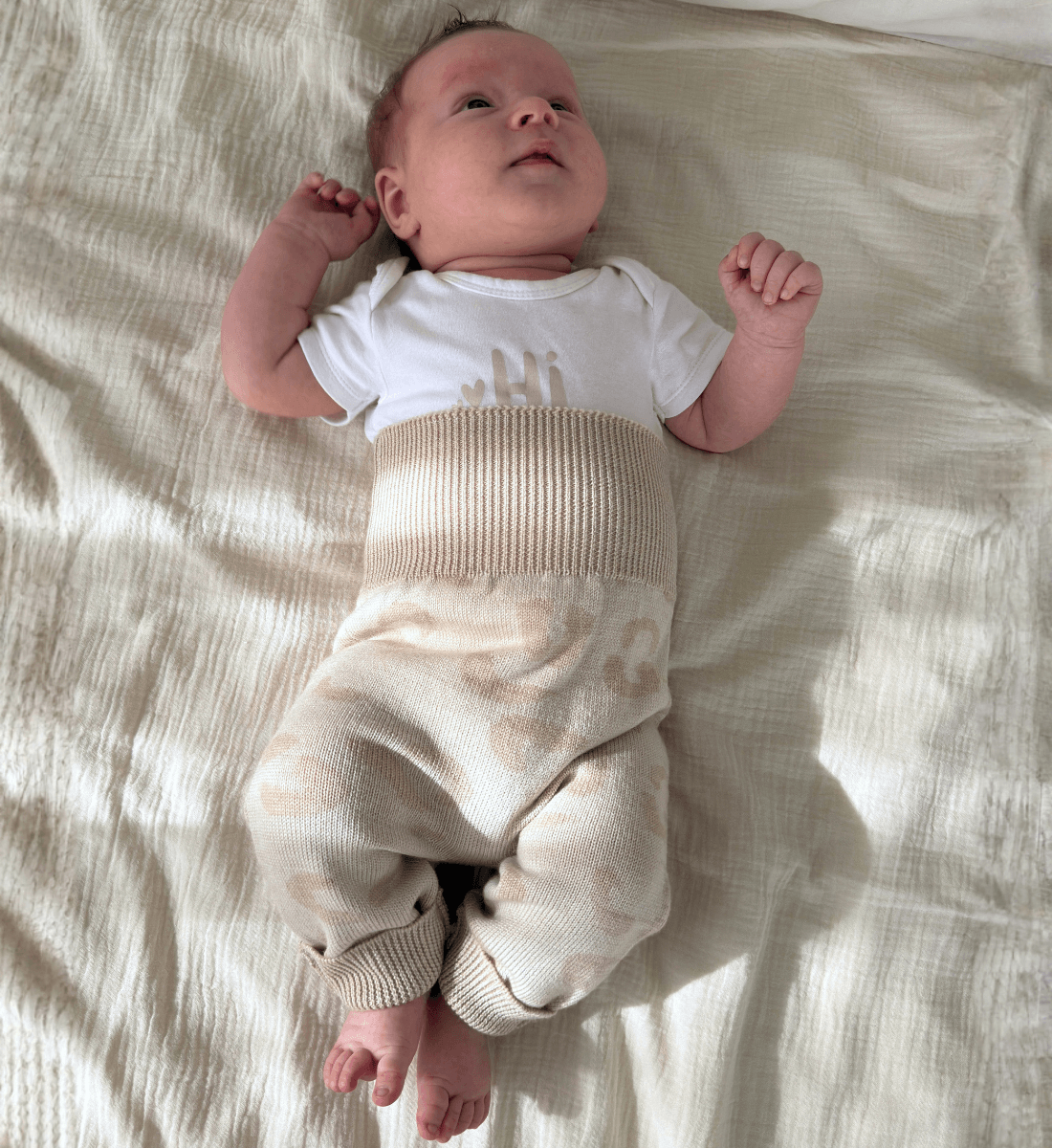 Mitwachsende Leggings Hose aus 100% Merinowolle Lil' Leo