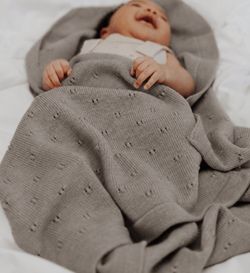 Babydecke Merinowolle Lil' Leo