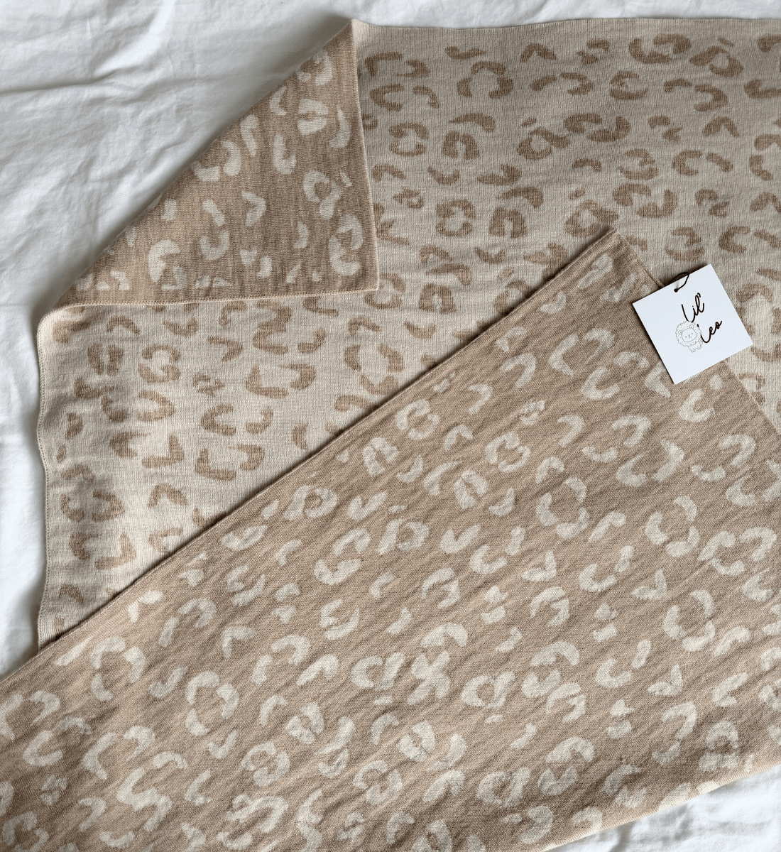 Babydecke aus 100% Merinowolle Babybekleidung Lil' Leo Made in Europa