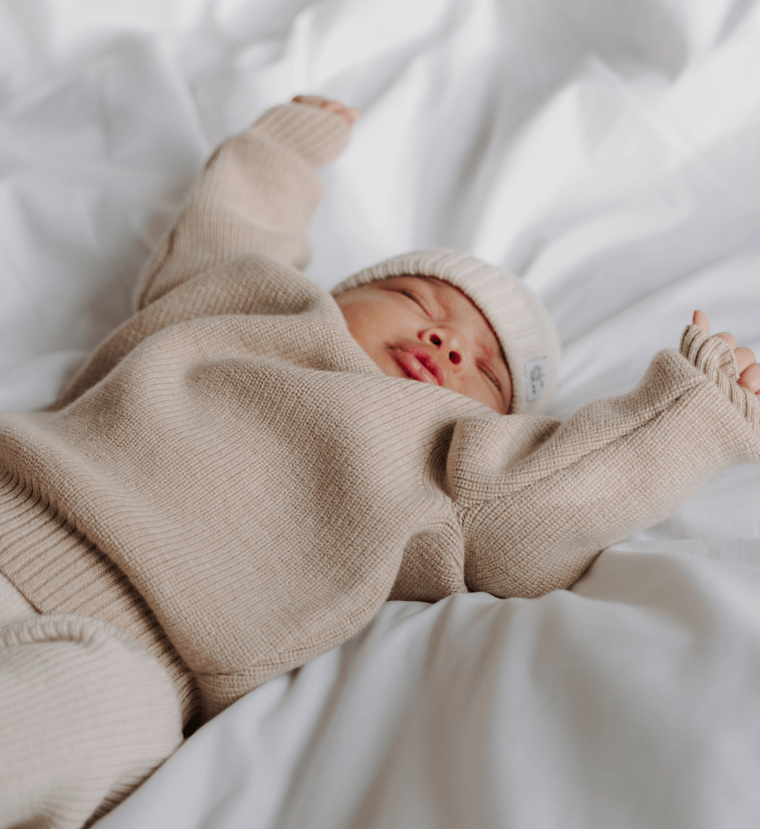 Babybekleidung Babypullover aus Merinowolle Lil' Leo