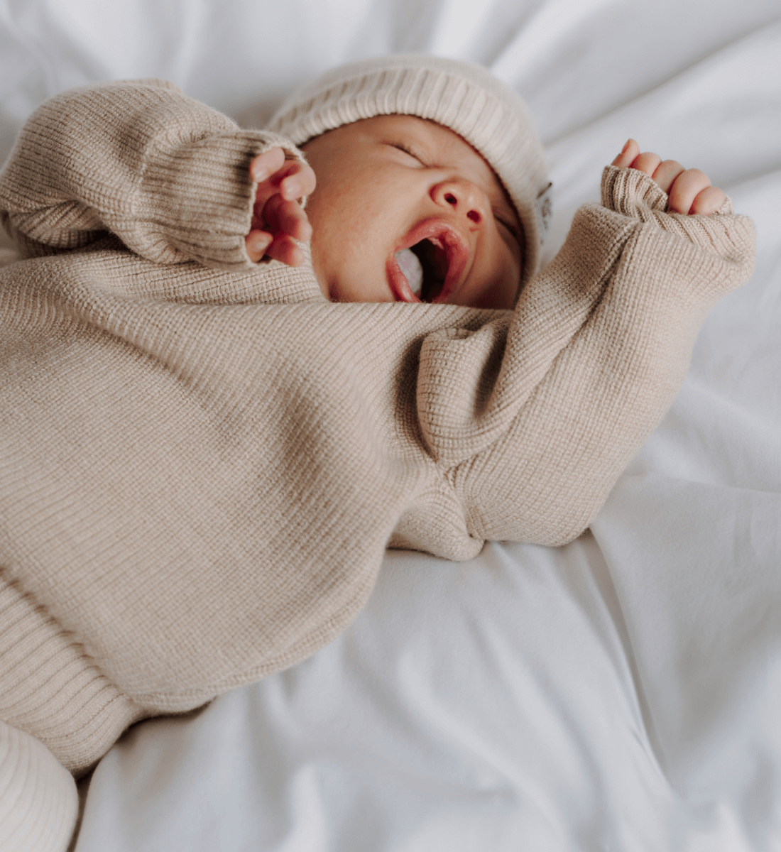 Babybekleidung Babypullover aus Merinowolle Lil' Leo