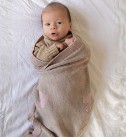 Babydecke aus Merinowolle Decke Lil' Leo
