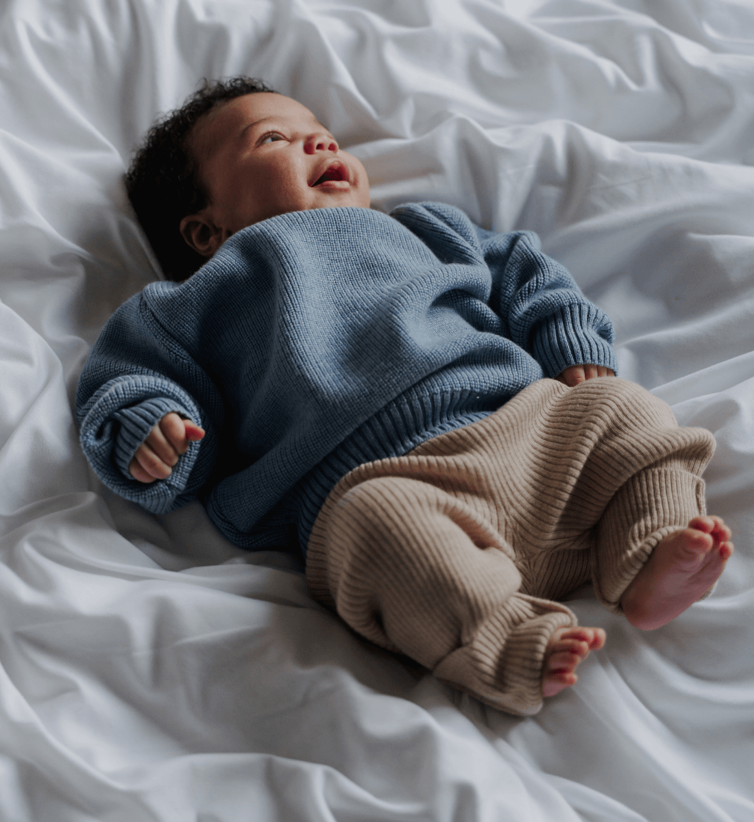 Pullover Baby aus Merinowolle Babybekleidung Merinowolle Lil' Leo