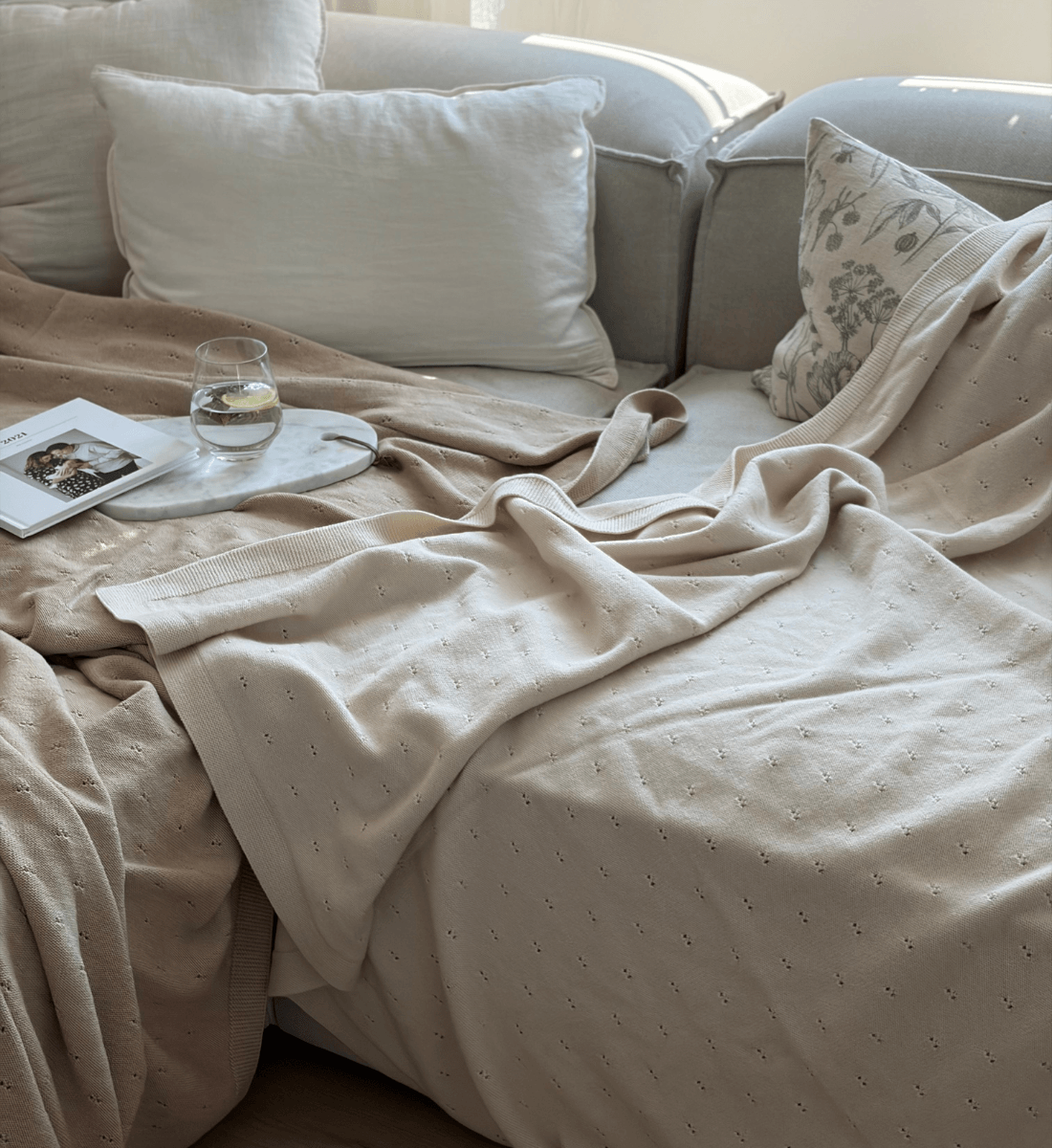 Sofadecke Couchdecke Familiendecke Merinowolle Lil Leo