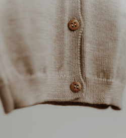 Cardigan Lil' Leo Merinowolle mitwachsend Pullover