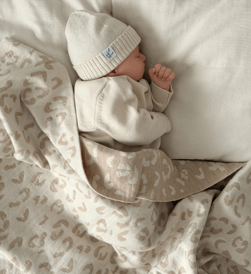 Limited Edition: Decke 'Lil' Leo' aus 100% Merinowolle