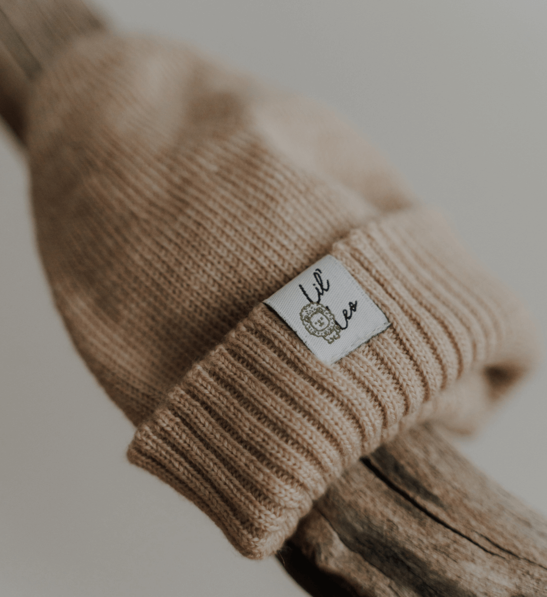 Beanie Mütze Lil Leo mitwachsend Merinowolle Baby
