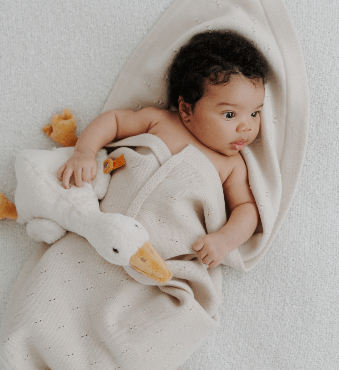 Babydecke Merinowolle Lil' Leo