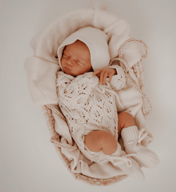 Babyschuhe aus Merinowolle